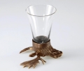 Kieliszek do shotów, natura - łoś brąz