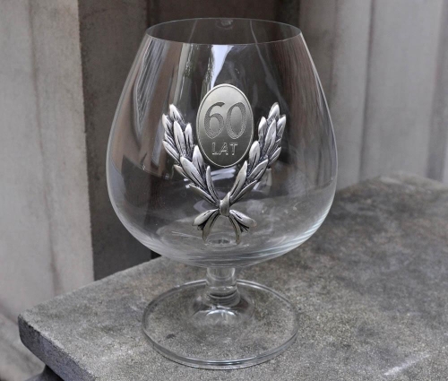 Duży kielich do koniaku - prezent na rocznicę, prezent na urodziny dla mężczyzny