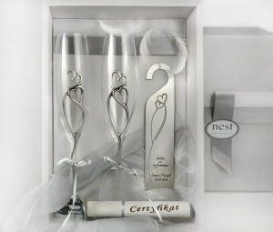 Prezent dla młodej pary na pamiątkę nocy poślubnej