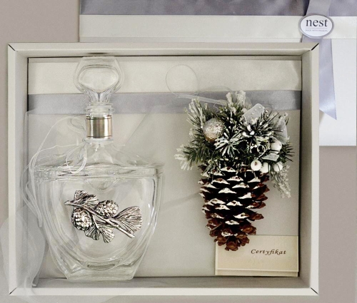 Świąteczny zestaw prezentowy z sosną