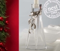 Kryształowy świecznik, wazon
