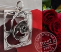 Róża - wisior