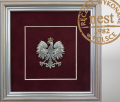 Godło Polski  - orzeł w koronie w ramce