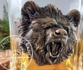 Oryginalna karafka do whisky z niedźwiedziem