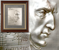 Płaskorzeźba - Fryderyk Chopin - efektowny prezent dla melomana