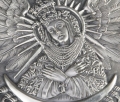 Matka Boska Ostrobramska - płaskorzeźba do powieszenia na ścianę, prezent patriotyczny