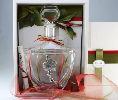 Karafka do nalewki na prezent - porzeczkówka