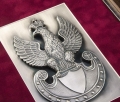 Duży srebrzony orzeł legionowy