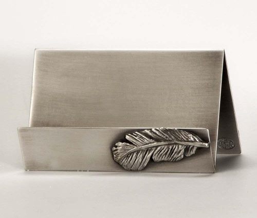 Wizytownik piórko - elegancki upominek na biurko