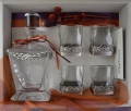 Zestaw do whisky - komplet 4 szklanek z karafką NEST