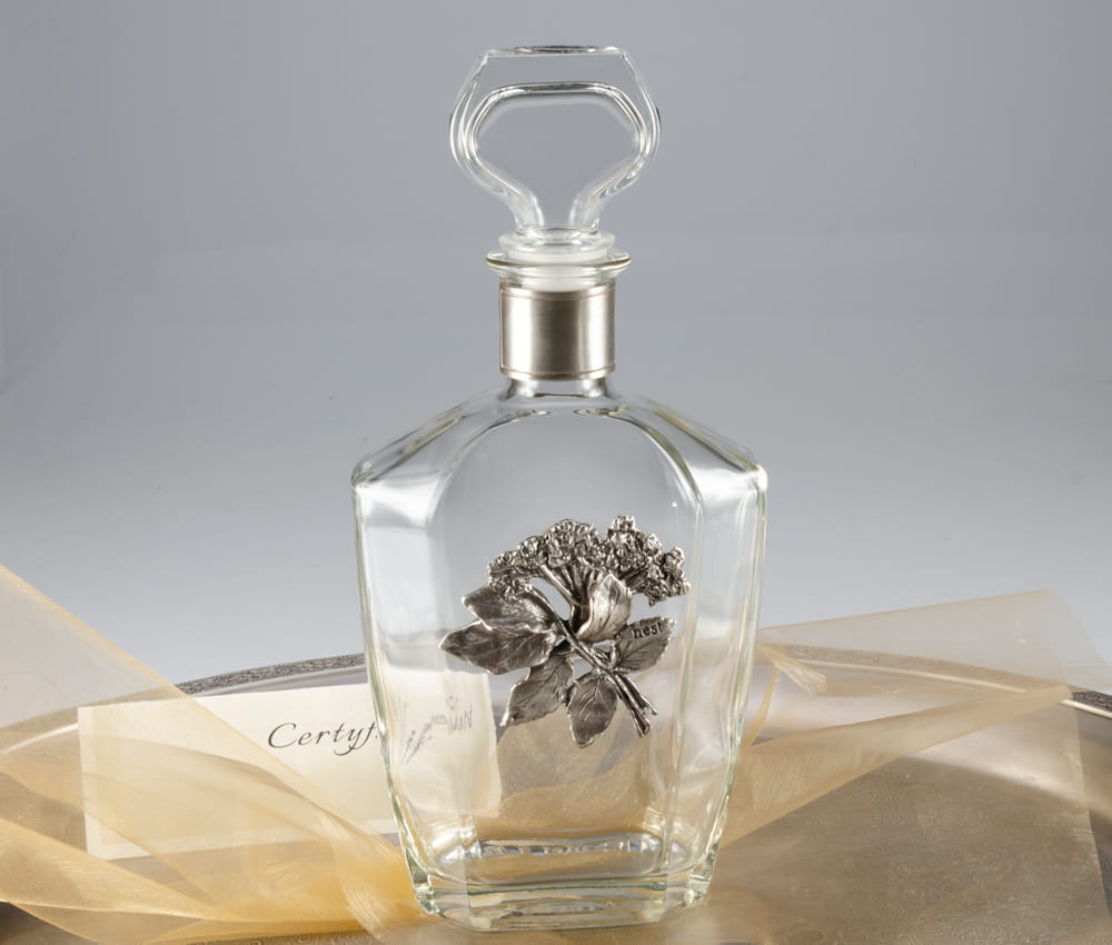 Karafka do nalewki z czarnego bzu - prezent dla rodziców i dziadków