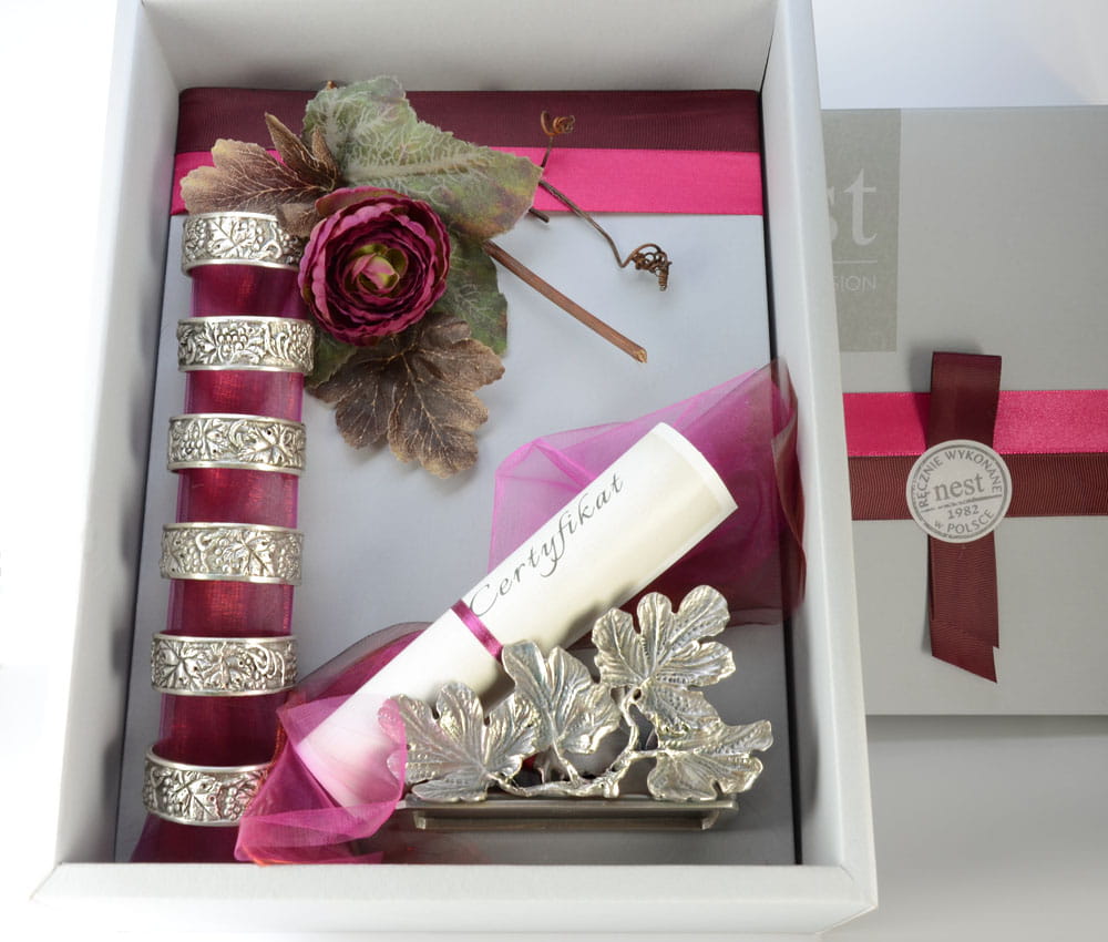 Prezent na Rubinowe Gody - serwetniki