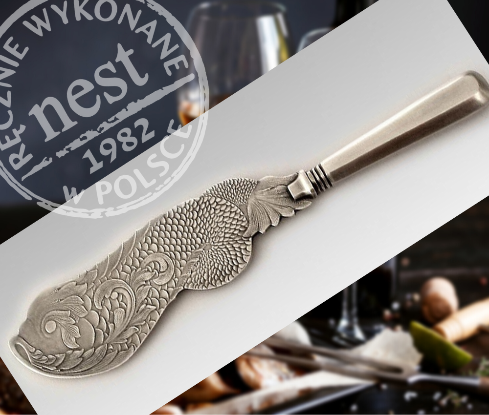 Srebrzona łopatka do ryby