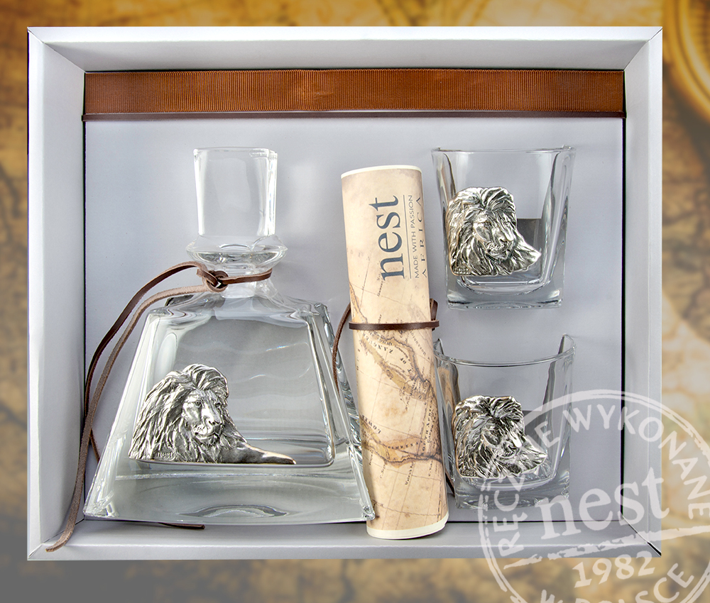 Prezent dla szefa - komplet do whisky